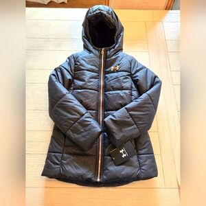 NWT Under Armour Girls Willow Puffer Coat YSM